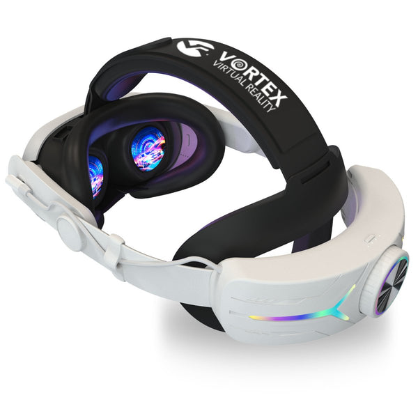 VortexVR Elite Strap curea cu baterie 8000 mAh și RGB | pentru Meta Qu
